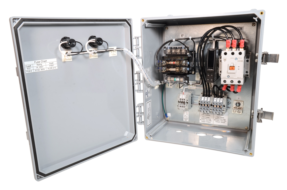 Inside of NEMA 4X Control Panel