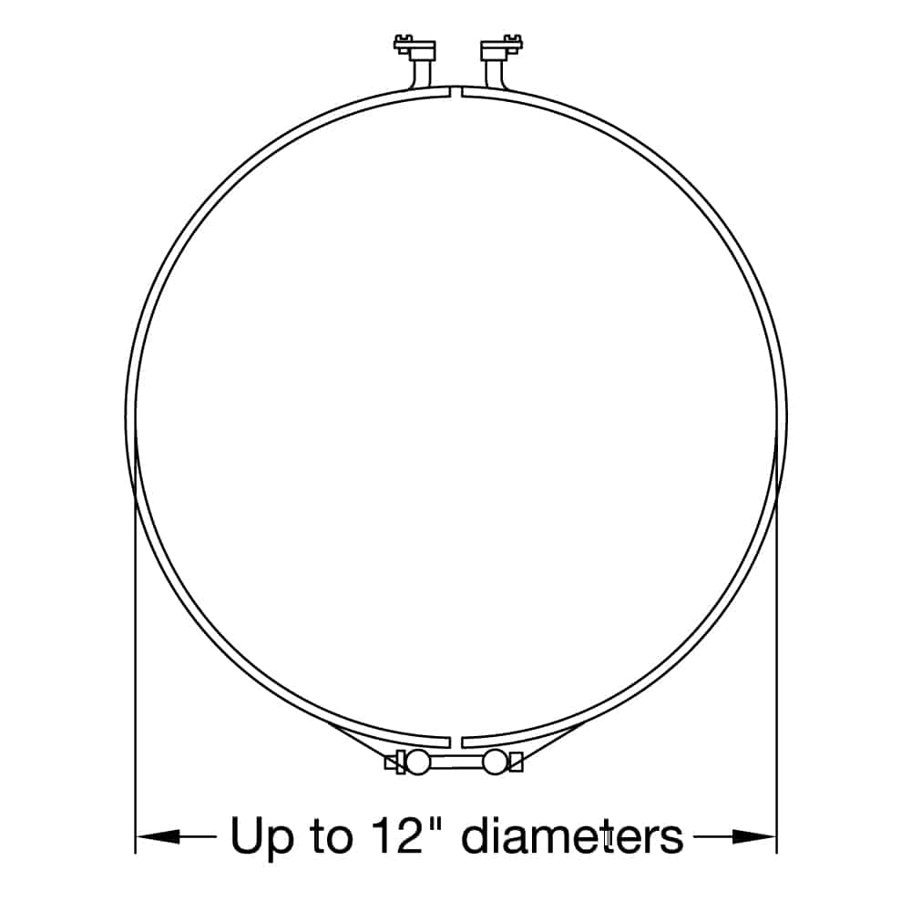 Heater Diameters up to 12 inches