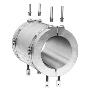 Liquid Cooled Band with Recessed NPT Fittings