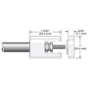 Type C4: Heavy Duty Ceramic Insulator with Terminal Cover