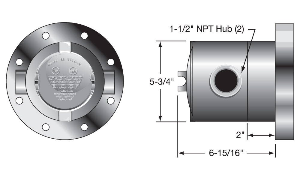 NEMA 4 Terminal Box, Type 3T