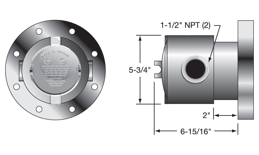 NEMA 4 Terminal Box, Type 2T