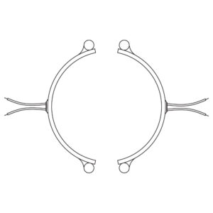 Type L1: Straight Lead Wires, Two-Piece Band