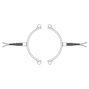 Type S1: Lead Wire Spring Strain Relief, Two-Piece Band