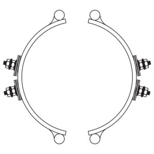 Type T2: Screw Terminals, Two-Piece Band