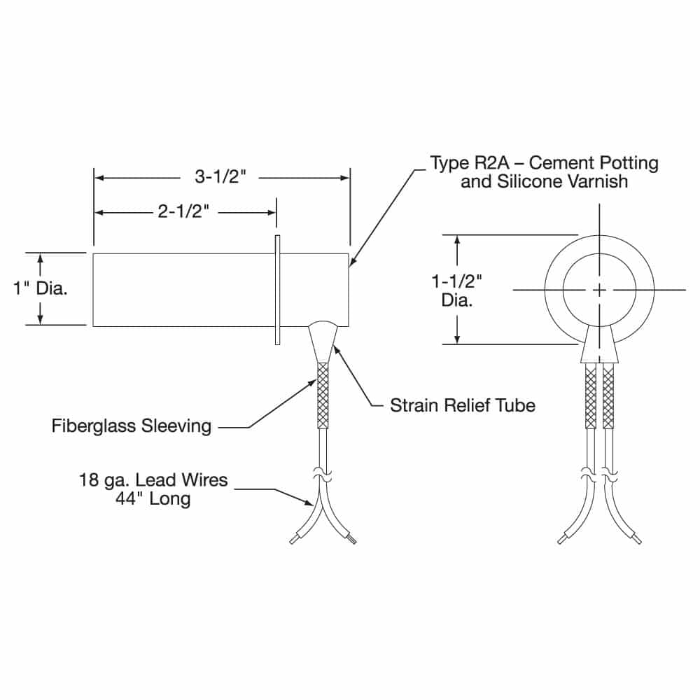 Type R2A: 600W - 240V - Part #HDC02661