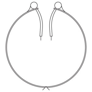 Type L2: Straight Lead Wires, One-Piece Expandable Band