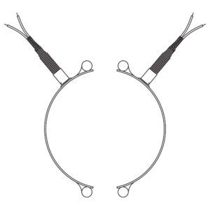 Type S1: Lead Wire Spring Strain Relief, Two-Piece Band