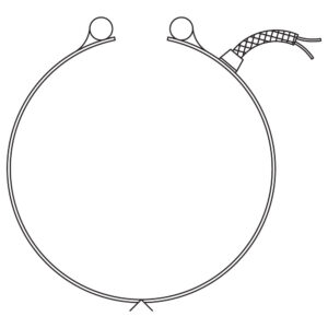 Type W1 & W1T:: Straight Wire Braid Leads, One-Piece Expandable Band