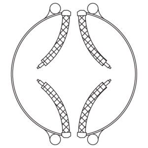 Type W3: Single Wire Braid Leads, Two-Piece Band