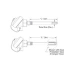 Ceramic/Silicon Carbide Prtctn Tube Assmbl.