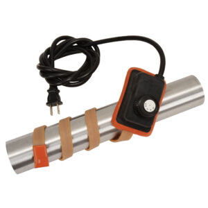 Silicone Rubber Heating Tape with Thermostat or Time Percentage Control