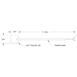 Shim Stock Thermocouples