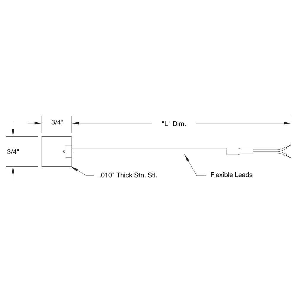 Shim Stock Thermocouples