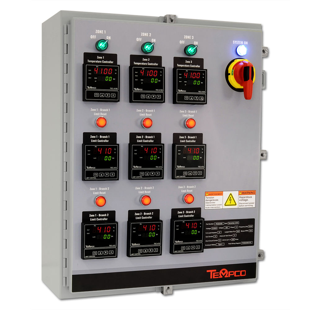 Power and Temperature Control Panels