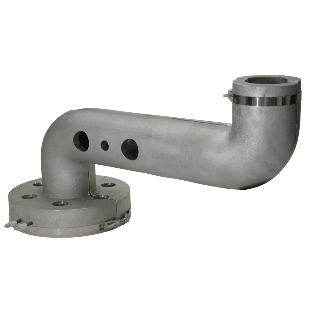 Cast-In Transfer/Feed Pipes