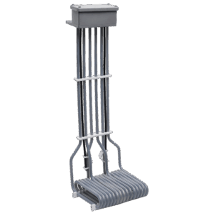 Fluoropolymer (PTFE) Three-Element L-Shaped Heater (TMT05)
