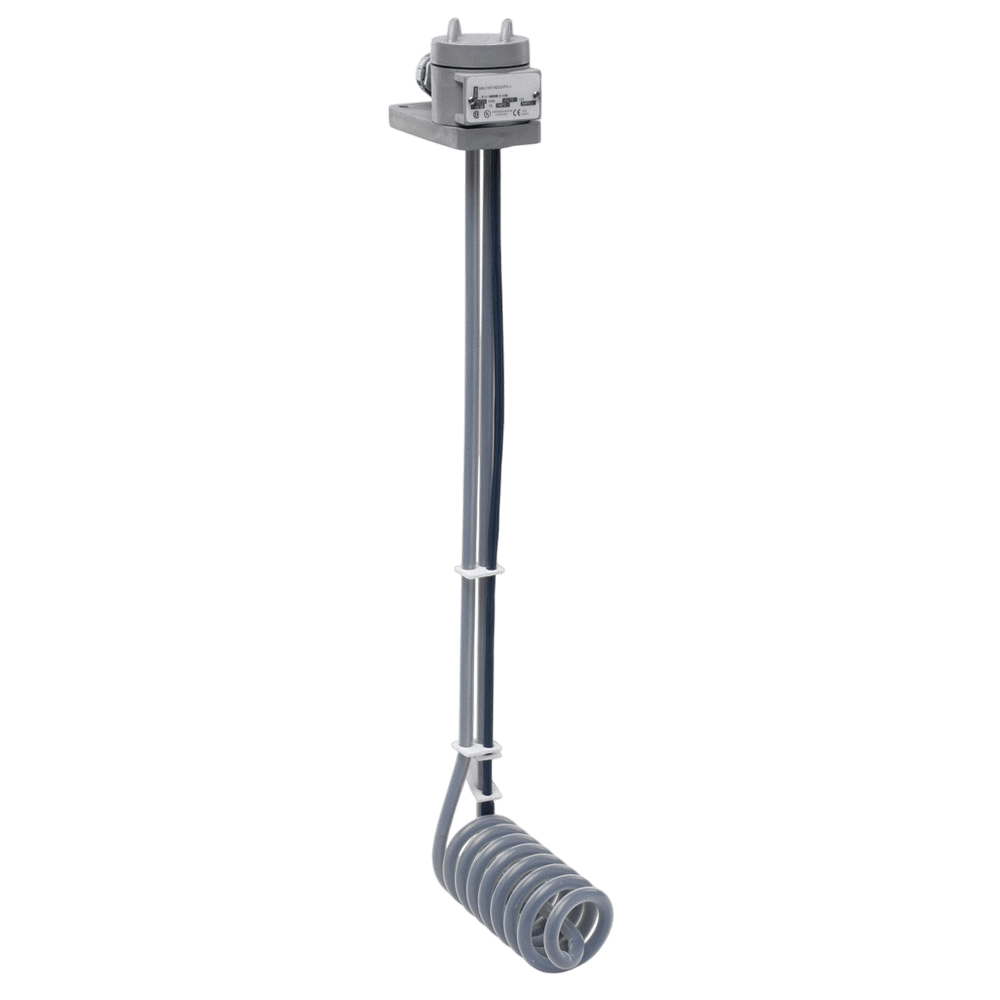 Fluoropolymer (PTFE) Single-Element L-Shaped Coil Heater (TMT02)